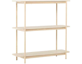 Etagère 120 x 40 x 120 cm Heim (Bois clair)