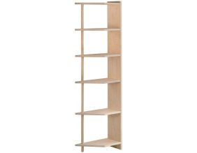 Etagère d'angle en pin brut Gala (6 tablettes)