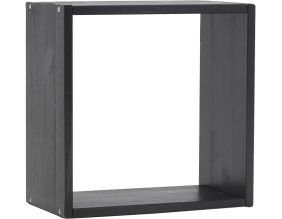Etagère cube modulable en pin 32 x 32 x 17 cm (Noir)
