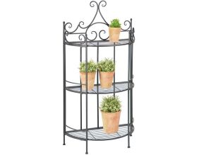 Etagère demi-ronde pliante