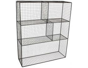 Etagère grillage en métal 60 cm