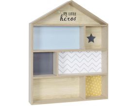 Etagère maison en bois My little héros