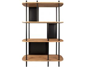 Etagère en métal imitation bois  Cabinet (80 x 30 x 118 cm)