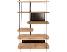 Etagère en métal imitation bois  Cabinet (100 x 30 x 169.5 cm)