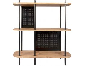 Etagère en métal imitation bois  Cabinet (80 x 30 x 83.5 cm)