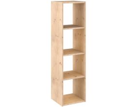 Étagère modulaire en pin massif Dinamic (4 tablettes)