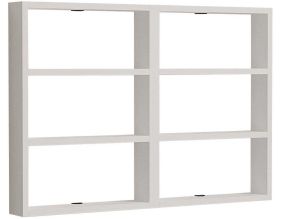 Etagère murale en agglomeré Hexa (BLanc)