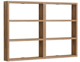 Etagère murale en agglomeré Hexa (Pin)