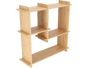 Etagère murale d'intérieur en bambou (Taille L)