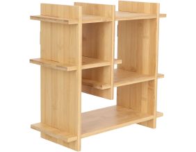 Etagère murale d'intérieur en bambou (Taille S)