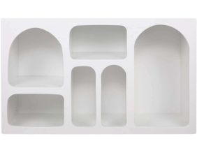 Etagère avec niches Liva (Blanc)