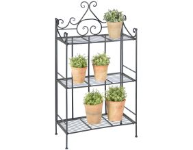 Etagère pliante à plantes Arabesques (Droite 3 niveaux)