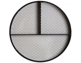 Etagère ronde murale fond grillagé