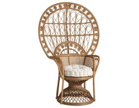 Fauteuil Emmanuelle en rotin Vita