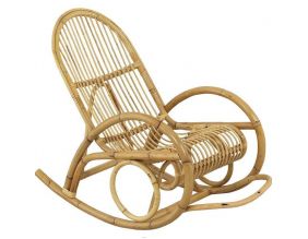 Fauteuil Rocking-chair en manau (Non écorcé)