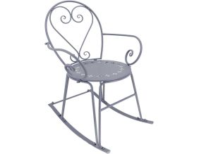 Fauteuil à bascule en fer Belle Époque
