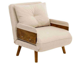 Fauteuil convertible Cosmo Single (Crème)