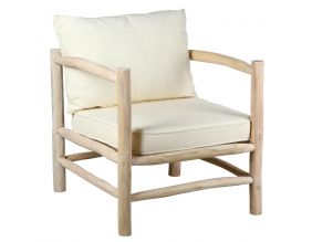 Fauteuil design en teck Arthur