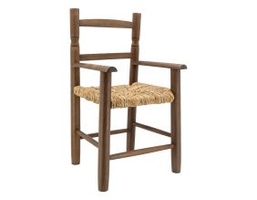 Fauteuil enfant en bois de hêtre (Marron)
