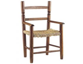 Fauteuil enfant en bois de hêtre (Marron)