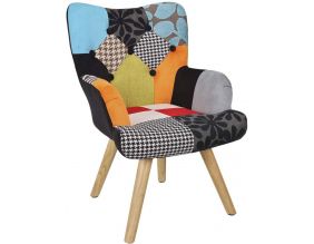 Fauteuil enfant patchwork Helsinki