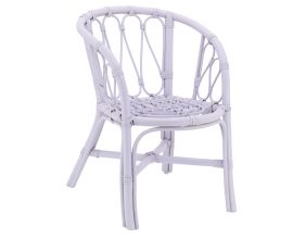 Fauteuil enfant en rotin Côme (Violet)