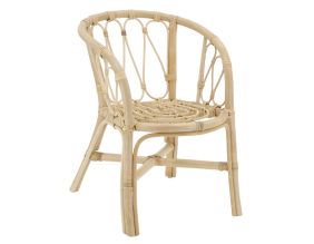 Fauteuil enfant en rotin Côme (Naturel)