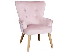 Fauteuil enfant en velours Helsinki