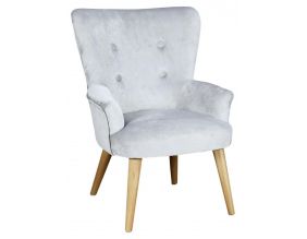 Fauteuil enfant en velours Helsinki