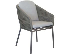 Fauteuil de jardin en aluminium et résine synthétique Iris