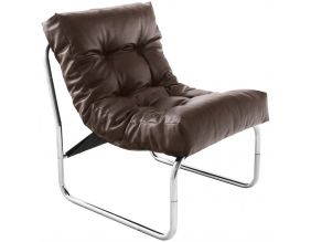 Fauteuil lounge Boudoir (Chocolat)