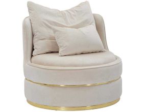 Fauteuil lounge en tissu Paris 84 x 72 cm