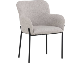 Fauteuil en métal et tissu Vätö