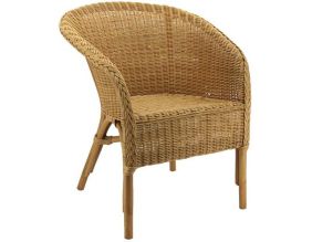 Fauteuil moelle de rotin Coïncidence (Miel)