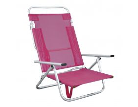 Fauteuil de plage en aluminium Maribel (Fuchsia)