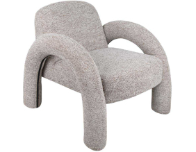 Fauteuil en polyester Brazo (Vert mousse)