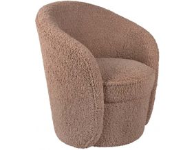 Fauteuil en polyester Cuddly teddy (Sable)