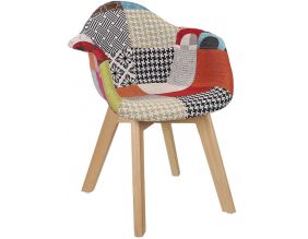 Fauteuil scandinave pour enfants Patchwork