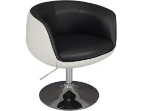 Fauteuil en polyuréthane bicolore Tomy