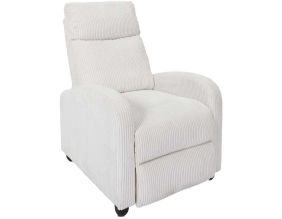 Fauteuil en tissu côtelé 3 positions ajustables Scott