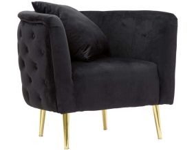 Fauteuil en tisu matelassé Bucarest 76 x 74 x 71 cm