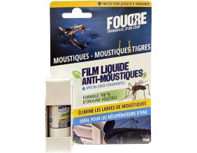 Film liquide larvicides anti moustiques et larves de moustiques 15ml (Unitaire)