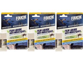 Film liquide larvicides anti moustiques et larves de moustiques 15ml (Lot de 3 flacons de 15 ml)