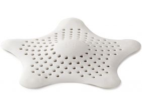 Filtre à cheveux pour bonde (Blanc)