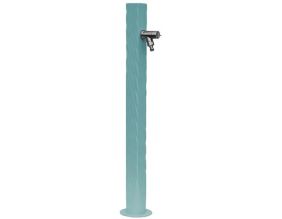 Fontaine borne en inox Tethys (Bleu senoual)