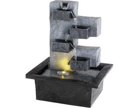 Fontaine extérieure en polyrésine avec LED Cascade (Modèle 2)