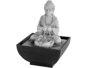 Fontaine intérieure en polyrésine Bouddha assis
