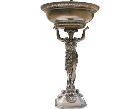 Fontaine de jardin Cariatide (Vieux bronze)