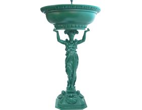 Fontaine de jardin Cariatide (Vert anglais)