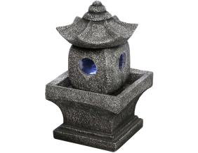Fontaine en polyrésine Pagode 18 x 17 x 29 cm